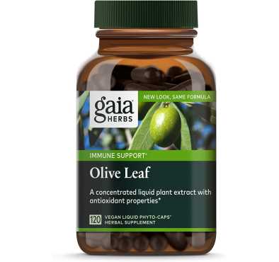 Olive Leaf soporte Inmunológico, 120 caps líquidas veganas