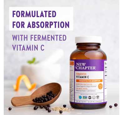 Vitamina C Fermentada Vegana, 2 opc