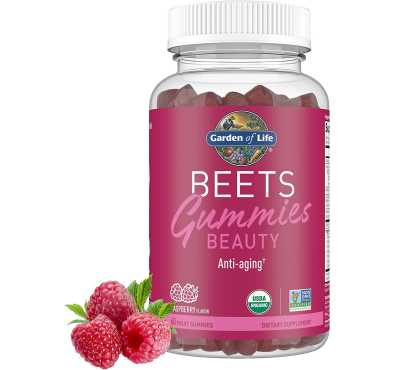 Gomitas de Betabel  Beauty sabor Frambuesa. 60 Gomitas