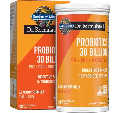 Prebiótico, Probiótico, Postbiótico 30 billones. 30 cáps vegetarianas