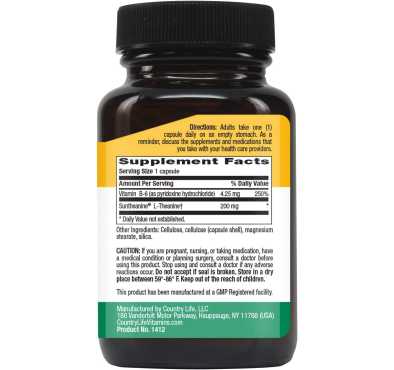 L Teanine 200 mg. 30 y 60 Vcaps