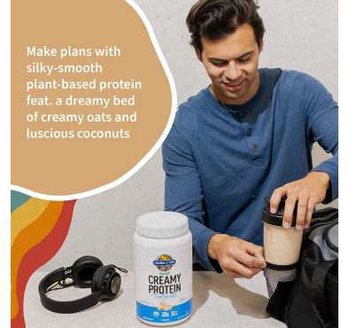 Proteína Cremosa de Avena sabor Galleta Vainilla. 920 gr.