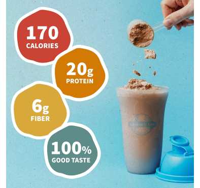 Proteína Cremosa de Avena sabor Brownie Chocolate. 920 gr.