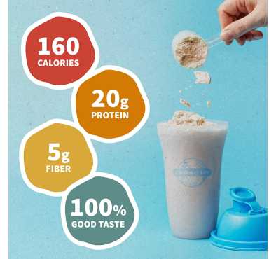 Proteína Cremosa de Avena sabor Galleta Vainilla. 920 gr.