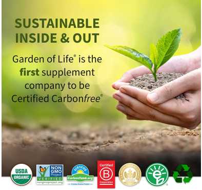 Garden of Life Organics, Colágeno Vegano para Cabello, Piel y Uñas. 60 Vtabs