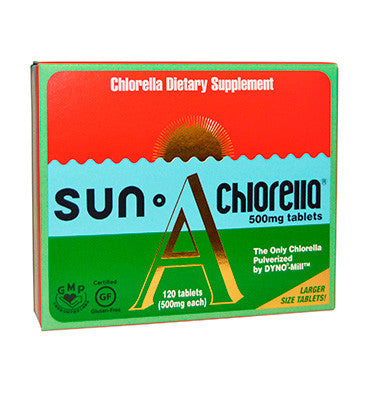 SUN CHLORELLA, 500 mg, 120 tabletas.