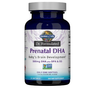 Dr. Formulated, Omega 3 Prenatal. DHA, DPA, Vitamina D3. 30 cápsulas suaves
