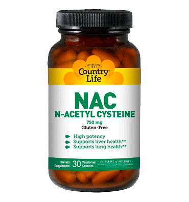 N-Acetyl Cysteine (NAC) 750 mg, 30 Vcaps