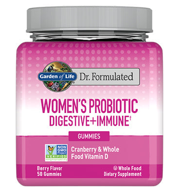 Probióticos para Mujeres + Vitamina D3 sabor Berries. 50 Gomitas