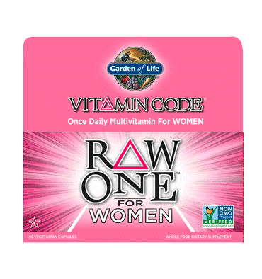 Multivitamínico Raw One Mujer, Vegetariano, 1 Diaria. Energía, Metabolismo, Piel, Uñas, Probióticos. 30 cáps veg