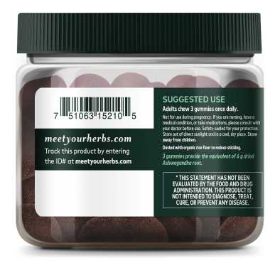 Ashwagandha en Gomitas,  81 Gummies