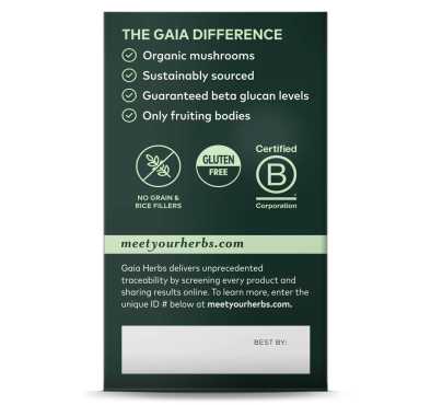 Hongo Reishi, 40 Vegan Capsules