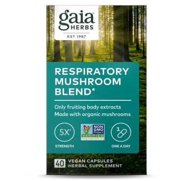 Mezcla de Hongos cuidado Sistema Respiratorio, 40 Vegan Capsules