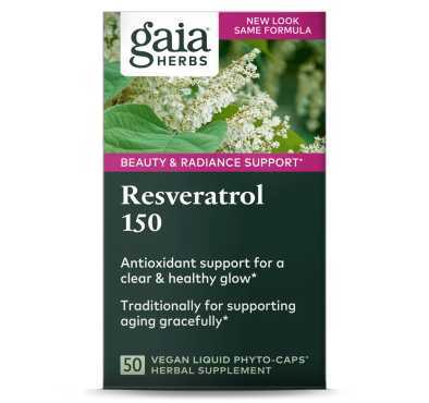 Resveratrol 150, 50 cápsulas veganas.