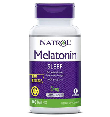 Melatonina Time Release 5 mg, 100 Tabs