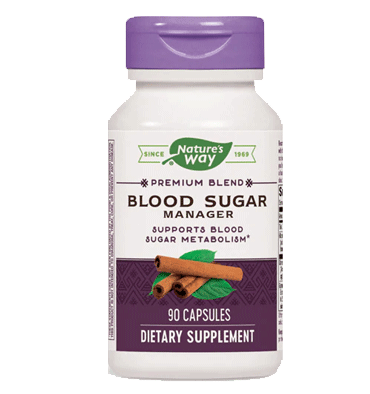 NATURE'S WAY, Blood Sugar Metabolism Manager, 90 Capsules