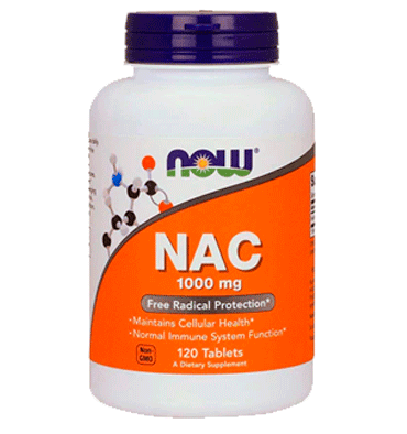 NAC (N-Acetyl Cysteine)  1000 mg. 120 Tabs