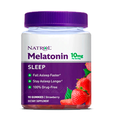Melatonina en Gomitas sabor fresa 10 mg, 90 Gummies