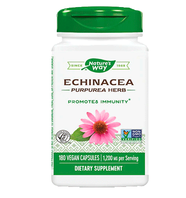 NATURE'S WAY, Echinacea 1200 mg, 180 caps.