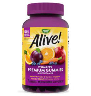 NATURE´S WAY, Alive Women's Gummy Multi-Vitamin Fruit -- 75 Gummies