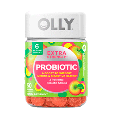 Probióticos Extra Strength Juicy Apple, 50 Gummies
