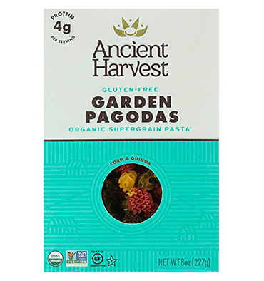 Super Granos, Pasta de Maíz y Quinoa, Pagodas, 227 gr.