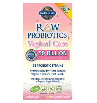 Probióticos Raw Cuidado Vaginal y Urinario, 50 billones, 1 diario. 30 cáps veg