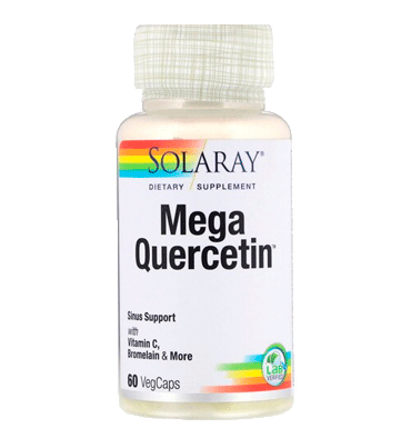 Mega Quercetina + Vitamina C, 60 vcaps.