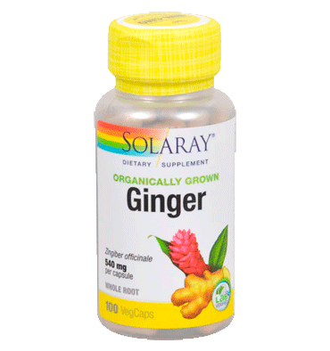 Gengibre Orgánico 540 mg, 100 Vcaps