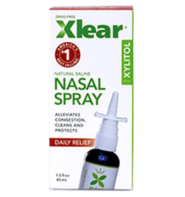 XLEAR, Nasal Spray con Xylitol y Grapefruit Seed, 1.5 oz